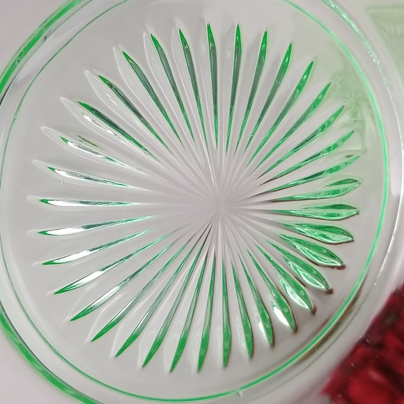 Depression Era Green Uranium Underplates - Picture 7 of 14